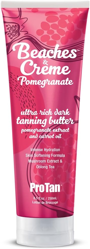 Pro Tan Beaches and Creme Pomegranate Dark Tanning Butter Lotion Intensifier