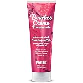 Pro Tan Beaches &amp; Cr&egrave;me Pomegranate Dark Tanning Butter with Intensifiers including Tyrosine 8.5oz