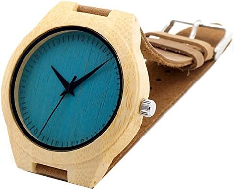 Mission Accessories Gorgeous Men’s Bamboo Wooden Watch Stylish Wood Watch-Wooden With Bamboo Case