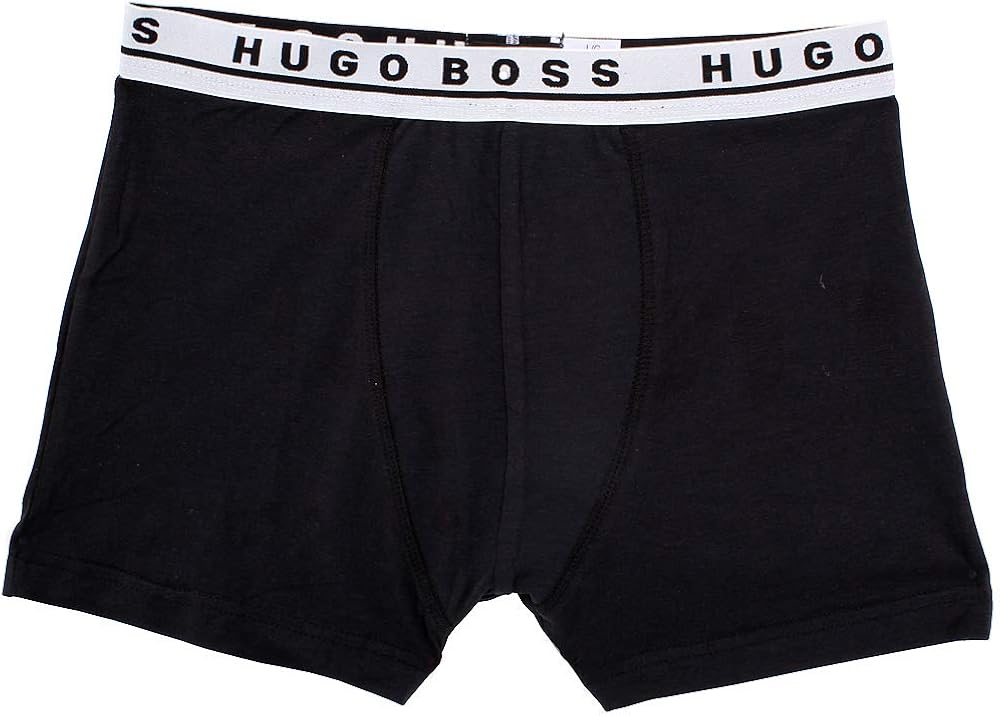 Hugo Boss Men's 3-Pack Stretch Cotton Regular Fit Trunks: Clothing