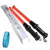 ZFE-Traffic-Safety-Light-Baton-Warning-LED-Light-Road-Safety-Control-Outdoor-Pack-of-2Pcs-Come-With-Gift-Of-ZFE-wristband