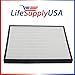 LifeSupplyUSA Replacement True HEPA Filter for Rabbit Air BioGS models SPA-421A & SPA-582A