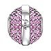 SOUFEEL July Birthstone Charm Rose Red Swarovski Crystal 925 Sterling Silver Charms Fit European Bracelet