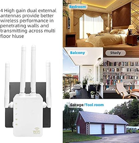 WiFi Range Extender, 1200Mbps Wireless Signal Repeater Booster