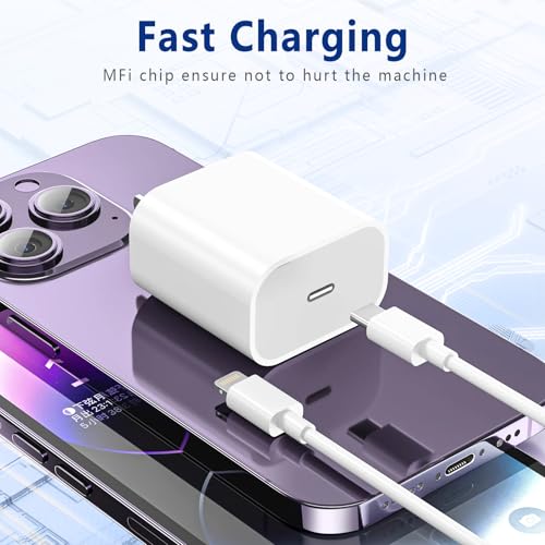 USB C to Lightning Cable 3FT [Apple MFi Certified] 2Pack | iPhone Fast Charger Type C to Lightning Cable for iPhone 14 13 12 11 Pro Max Xr Xs 8 7 6 Plus SE
