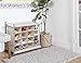 StorageManiac 16 Compartment Shoe Rack, 16-Pair Shoes Organizer, 16-Cubby Shoe Storage