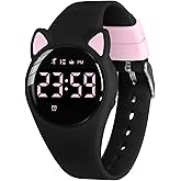 Timever Kids Digital Watches for Girls Boys, Sports Watch with Fitness Tracker, Pedometer, Alarm Clocks, Stopwatch, No App Needed & Waterproof Kids Watch, Gift for Teens Girls Boys Ages 5-14