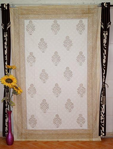 Hippie Lali Prints Original Indian Jaipuri Block Print 100% cotton bedsheet Navya Creations