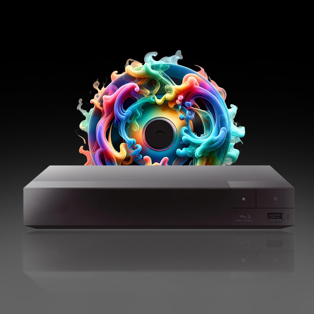 MULTIREGION Blu-ray Player Compatible with Sony BDPS1700 2D - LAN (No WiFi) All Zone Code Free Blu-Ray Regions A, B & C DVD Regions 1-8 BDP-S1700 No Apps
