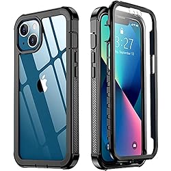 Red2Fire for iPhone 13 Case, [360 Full Body] [Heavy