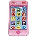 YOYOSTORE Pink Cell Mobile Phone Shape Toy Music Touch Screen Child Education Learning Game Play Cellphone Like for Baby Kids Xmas Gift