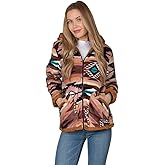 TrailCrest Ladies Smart Plush Sherpa Lined Hooded Sweater Jacket, Zip Up