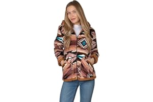 TrailCrest Ladies Smart Plush Sherpa Lined Hooded Sweater Jacket, Zip Up Classic