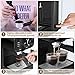 ELEHOT Espresso Machine Coffee Makers with 15 Bar Pump and Milk Frother (Black)