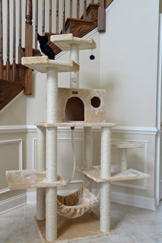 Armarkat A7202 72-Inch Cat Tree, Beige