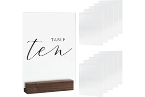 4x6 Inch Blank Frosted Acrylic Sign 1/8 Inch Thick | DIY Frosted 4"x6" Acrylic Sheets, Perfect as Table Numbers, Wedding Sign