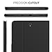 Moko Samsung Galaxy Tab S3 9.7 Case - Premium Light Weight Stand Scratch Proof Folio Cover Case Protector Holder with Auto Wake / Sleep Function for Samsung Galaxy Tab S3 9.7 Inch Tablet, Black