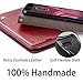 For Samsung Galaxy J7 2017 / J7 V / J7 Prime / J7 Perx / J7 Sky Pro / Galaxy Halo Case, Ferlinso Elegant Retro Leather with [SCREEN PROTECTOR] Cover Stand Magnetic Closure Case Cover-Red
