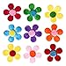 Sumind Felt Flowers Fabric Flower Embellishments for DIY Crafts, Assorted Colors (100)