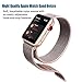 Easy Watch Sport Loop Band, Fastener Adjustable Closure Wrist Strap Lightweight Breathable Nylon Replacement Band for Apple Watch Nike+, Series 3/2/1, Sport, Edition (42MM, Pale Pink & Pink Sand)