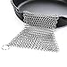 ASHILISIA 316 Grade Stainless Steel Chainmail Scrubber Cast Iron Cleaner 8x6 Inches