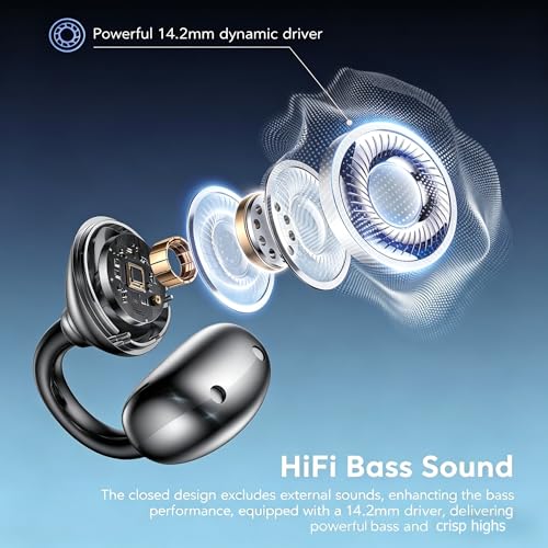 4-in-1 Latest AI Bluetooth Translation Earbuds, Real-time Translator of 164 languages; No subscription required; Powerful Bass & Full-Range Frequency Response, Premium Audio with Innovative Technology
