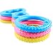 Hisoul Pet Chewing Toys Fun Dumbbell Shaped Design Pet Dog Puppy Cat Roast Rings Toy Squeaky Sound Play Toys (Random) primary