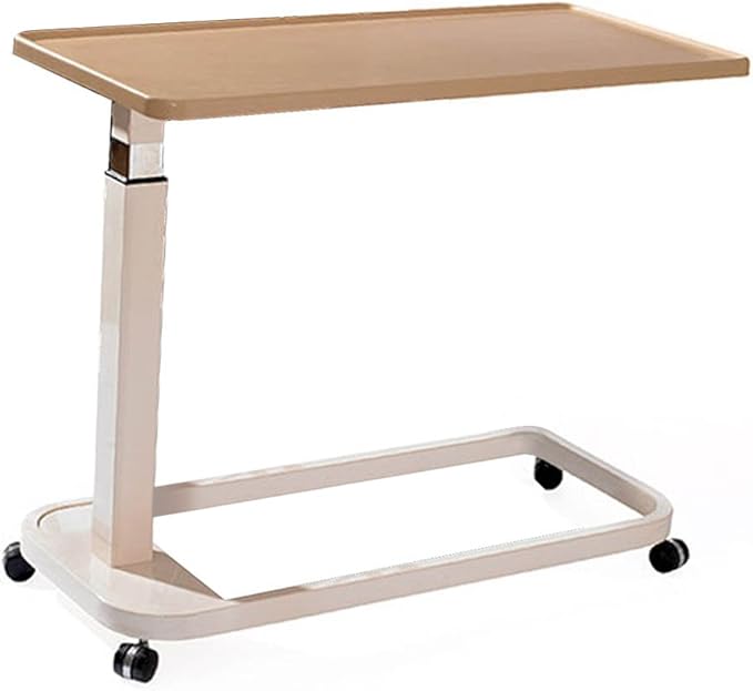 NRS Healthcare M20273 Height Adjustable Overbed Table Heavy Duty