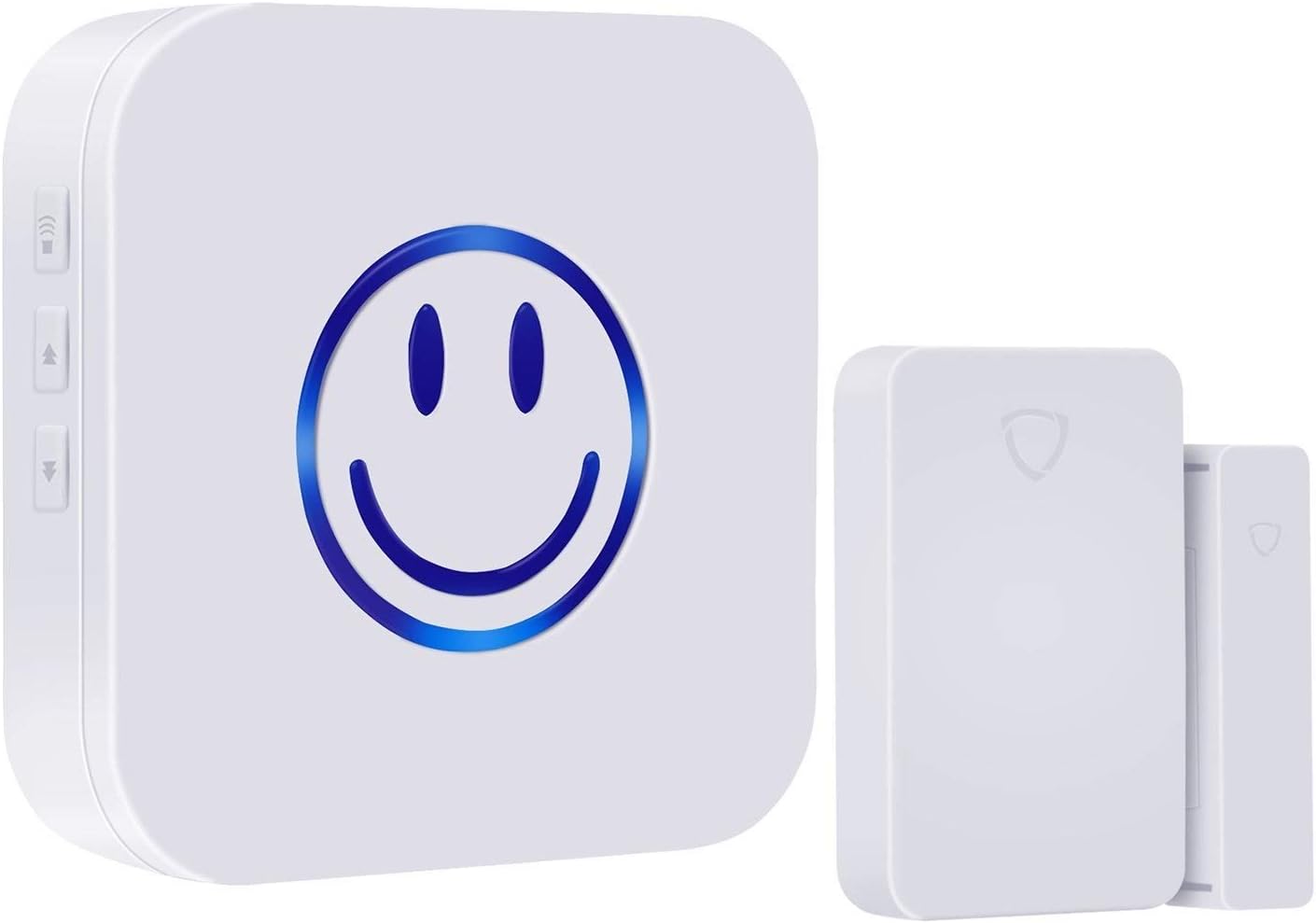 Wireless Door Open Chime, door sensor chime,Door Window Security Alarm-Operating,Range - 650FT/52 Chime Tunes/LED Indicators,1 Magnetic Door Chime Sensor(Battery included)& 1 Plug in Receiver