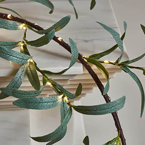 Birchlitland Lighted Olive Garland Battery Operated with Timer 6FT 96