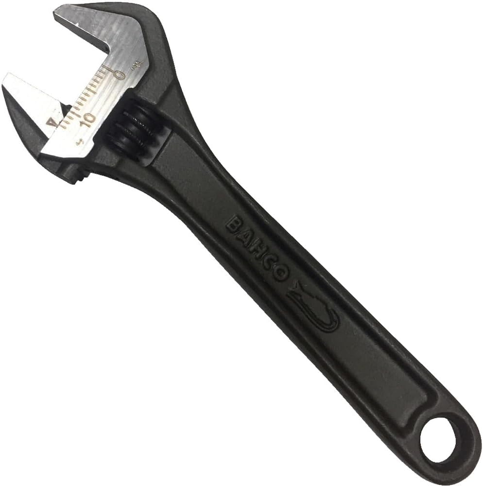 Bahco 8069 Adjustable Wrench 100mm 4in Black Left Turn Screw Jaw 13mm