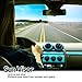 Zone Tech Car Anti-Glare Tinted Windshield Extender – Black Premium Quality Anti-Glare Sun & UV Rays Block Visor Extender
