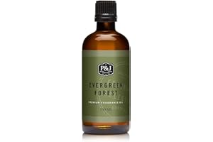 P&J Trading Fragrance | Evergreen Forest Oil 100ml - Candle Scents for Candle Making, Freshie, Soap Making Supplies, Diffuser Oil Scents