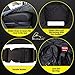Meadowlark | XL Premium Bench Dog Seat, Rubber Vehicle Seat Cover for Cars Back Seat, Thick Seat Protector for Dogs, Waterproof, Durable, Nonslip, Washable - Trucks, Cars w/Pet Seat Belt, Black