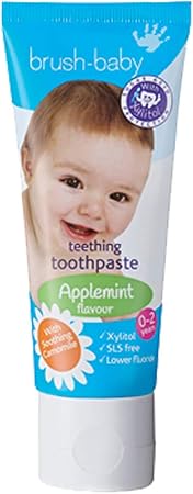 brush baby applemint toothpaste