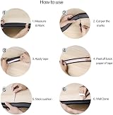 Vicloon Edge Protectors 2 m Foam Safety Strip 4 Corner Guards Black view 3