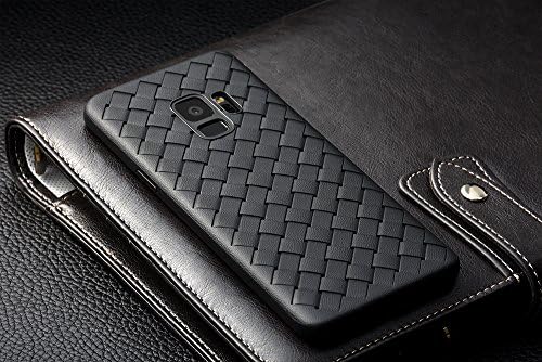 Random Gadgets™ Premium Braided Leather Weave Pattern Luxury Silicon Back Case for Samsung Galaxy A8 / A8 Plus, S8 / S8 Plus, S9 / S9 Plus, Note 8, Note 9 (Galaxy A8)