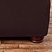 Home Fashion Designs Form Fit, Slip Resistant, Stylish Furniture Shield/Protector Featuring Lightweight Fabric. Savannah Collection Basic Strapless Slipcover Brand. (Chair, Chocolate)