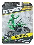 MXS MotoCross Green Bike Tough Dirt 91 Action figure by Jakks Pacific