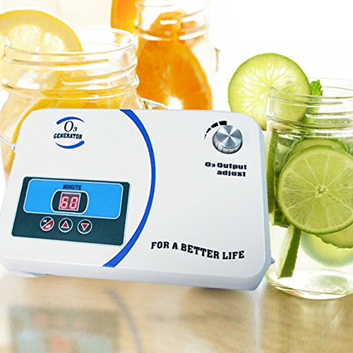 Ozone Generator 500mG/hr Industrial O3 Air Purifier Deodorize, High Capacity Ozone Machine Odor Removal with Air Dryer/Timer/Adjustable Output, Air Quality Purifier
