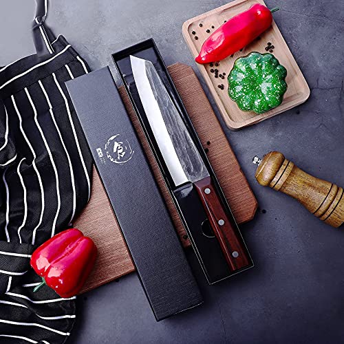 Japanese Chef Knife, 8.15" Bunka Knife, Sashimi Knife, High