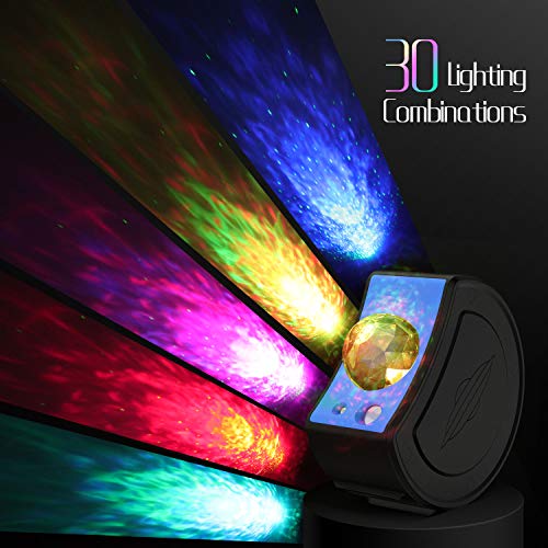 Galaxy Star Night Light Projector [2021 Upgraded], FITFORT Portable