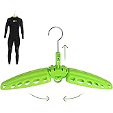 Wetsuit Hanger, Gimilife Surfing & Scuba Diving Accessory, Perfect to Dry Wetsuit Drysuit Life Jacket or BCD, Quick Dry Foldable & Vented Dryer for Wetsuite Dry Suit（1 PCS ）