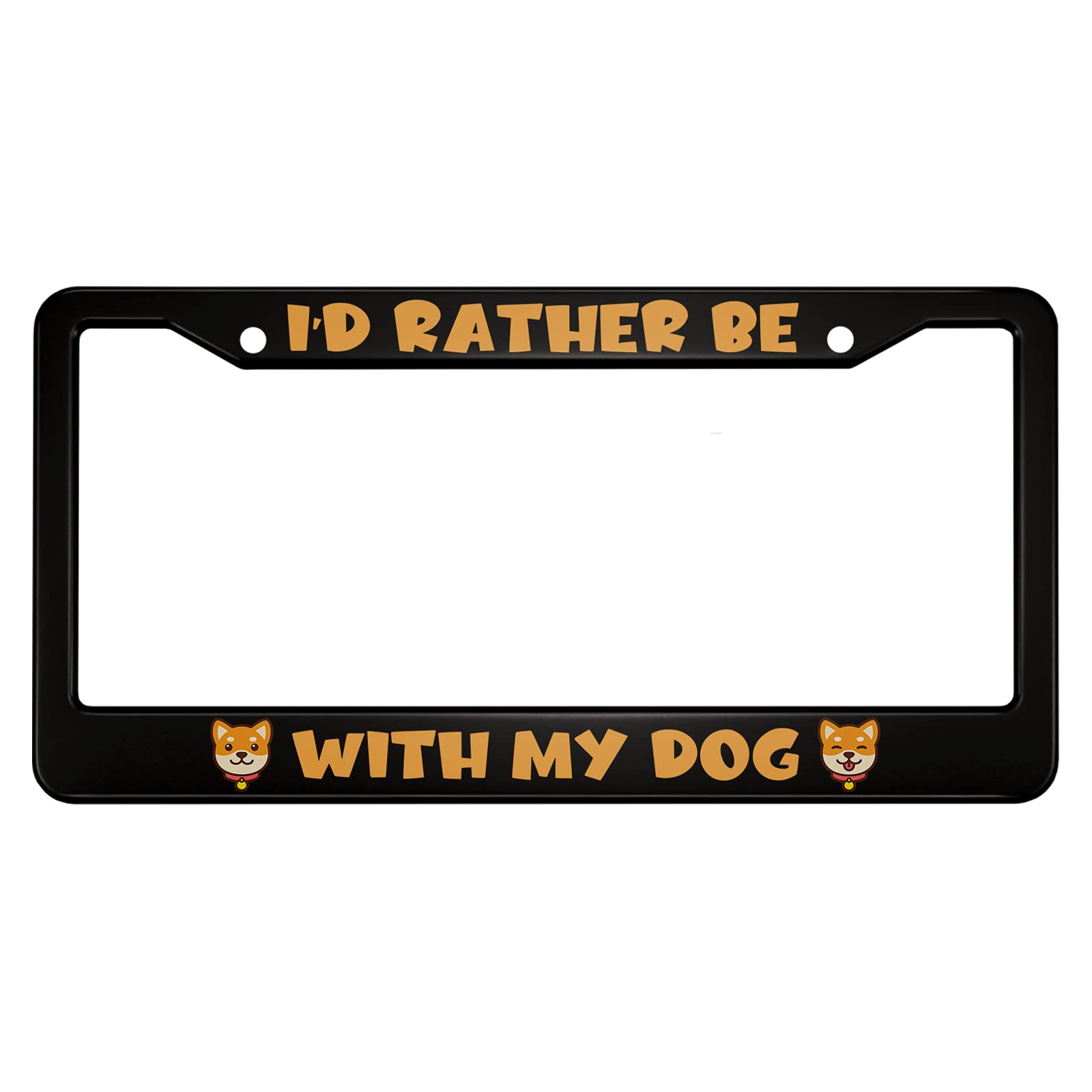 oFloral I'd Rather Be with My Dog Aluminum Alloy