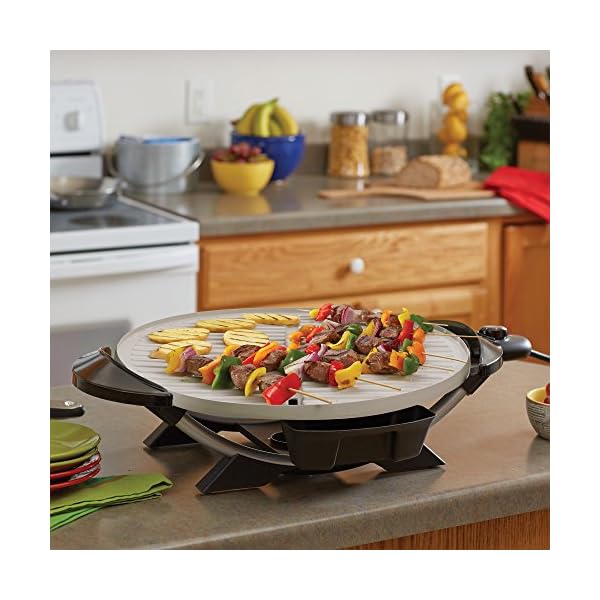 George-Foreman-GFO3320GM-IndoorOutdoor-Gun-Metal-Electric-Grill