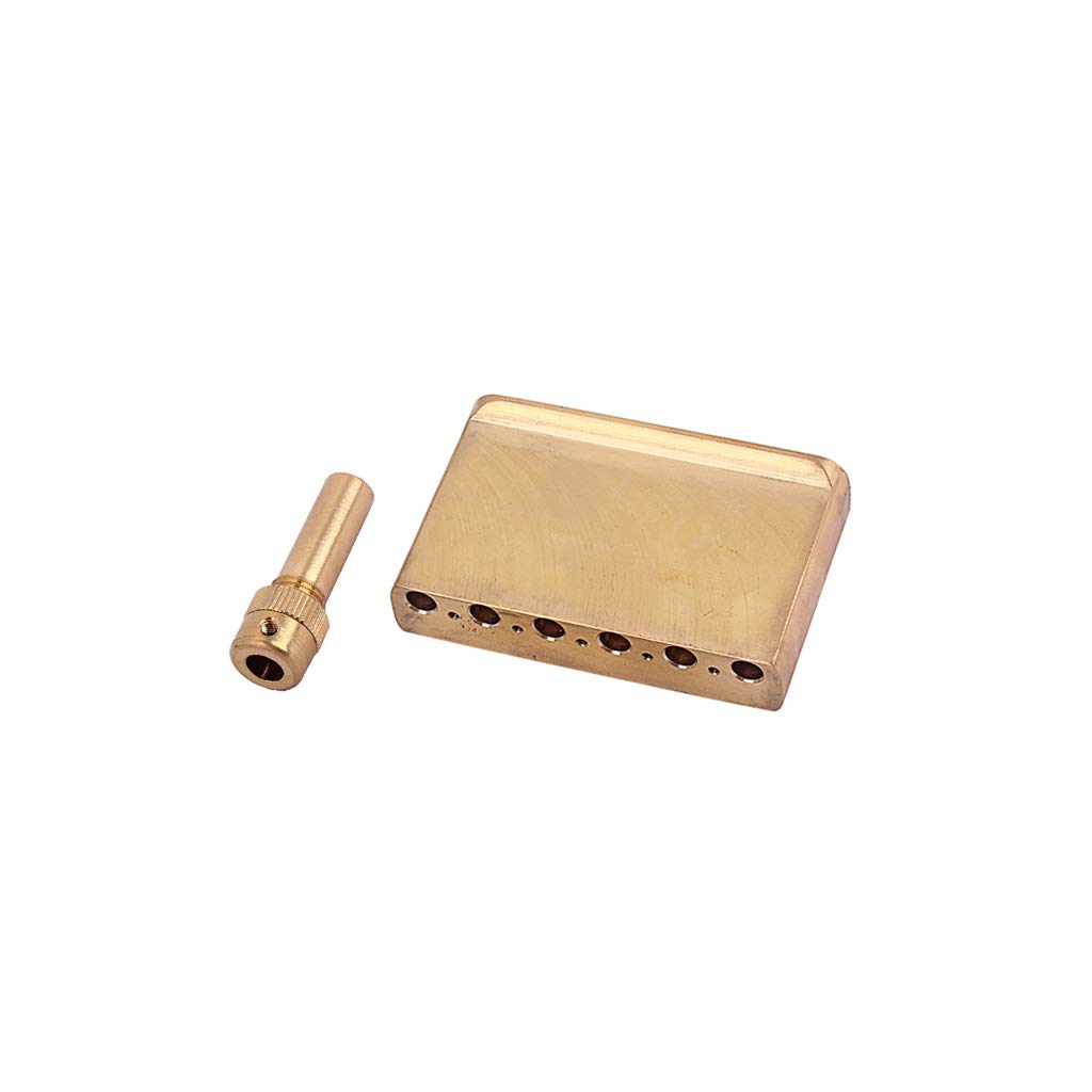 Alnicov Guitar Tremolo Block Tremolo Part with Bar Block for Electric Guitar Bridge