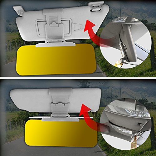Car Sun Visor Extender, Beinhome Car Anti-Glare Tinted Windshield Extender, Night Anti-Glare Visor for Car - Thumbnail 5
