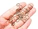 ALL in ONE 16 Gram/100pcs 8mm Antique Bronze Plated Open Jump Ring with Storage Box