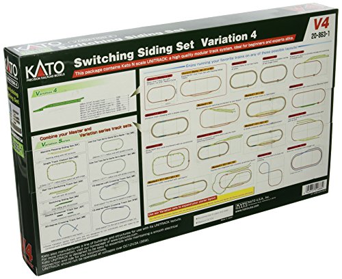 Kato USA Model Train Products V4 UNITRACK Switching Siding Set
