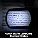 Ewalite LED illuminated Hands Free Magnifying Glass with Stand and Lanyard - 3X Lens Multipurpose Folding Lighted Magnifier for Reading,Repair, Inspection, Needlework and Craft